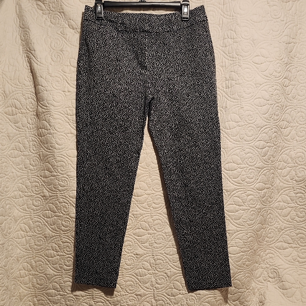 Black and White Patterned Pants